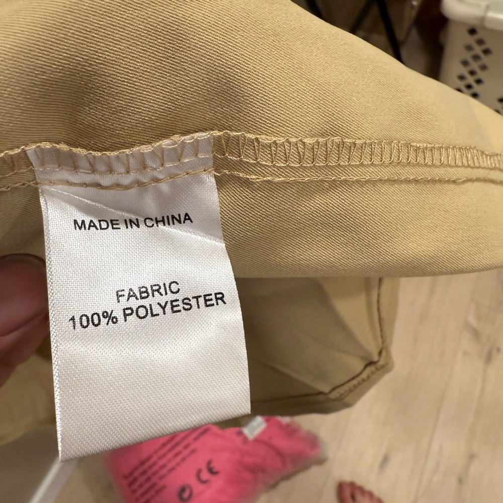 Beige Women's Zip-Up Jacket - Picture 5 of 5